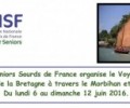 SSF-FNSF: « Découverte de la Bretagne à travers le Morbihan et le Finistère »