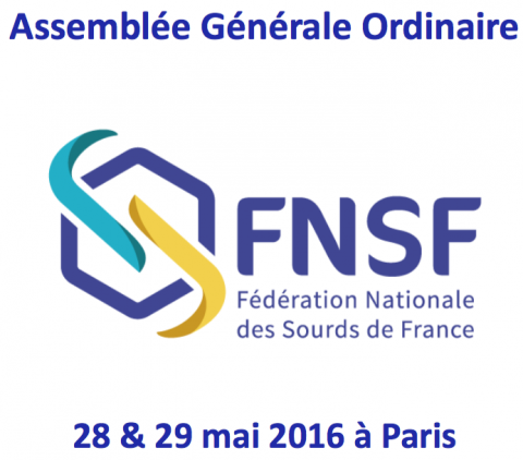 FNSF: Assemblée Générale Ordinaire 28 & 29 mai à Paris