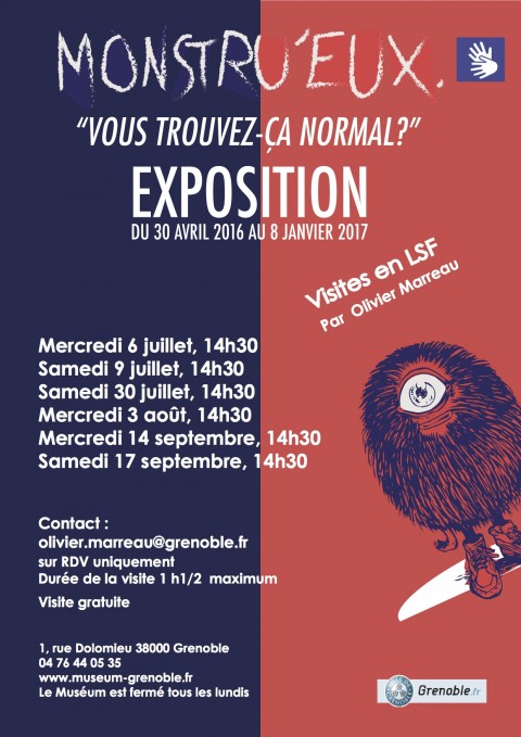 Exposition MONSTRU’EUX à Grenoble