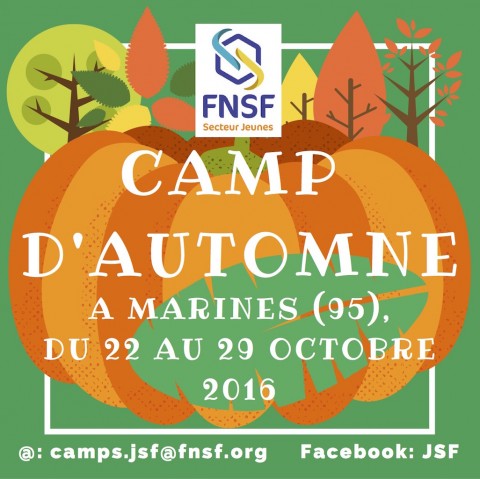 FNSF-JSF: CAMP D’AUTOMNE 2016 – Information – programme